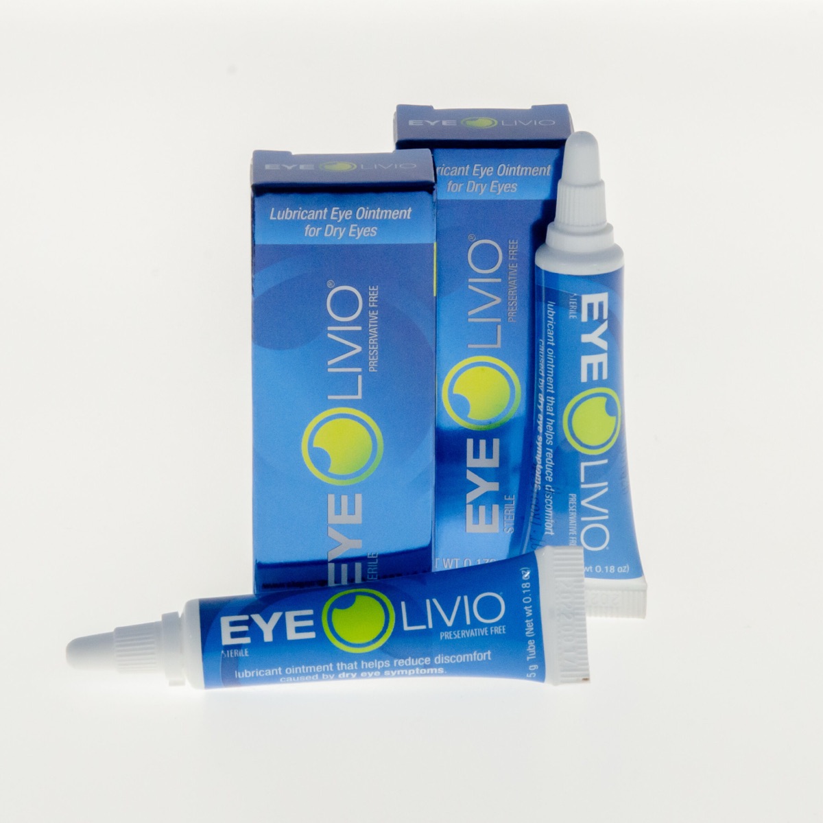 EYELIVIO ointment tubes